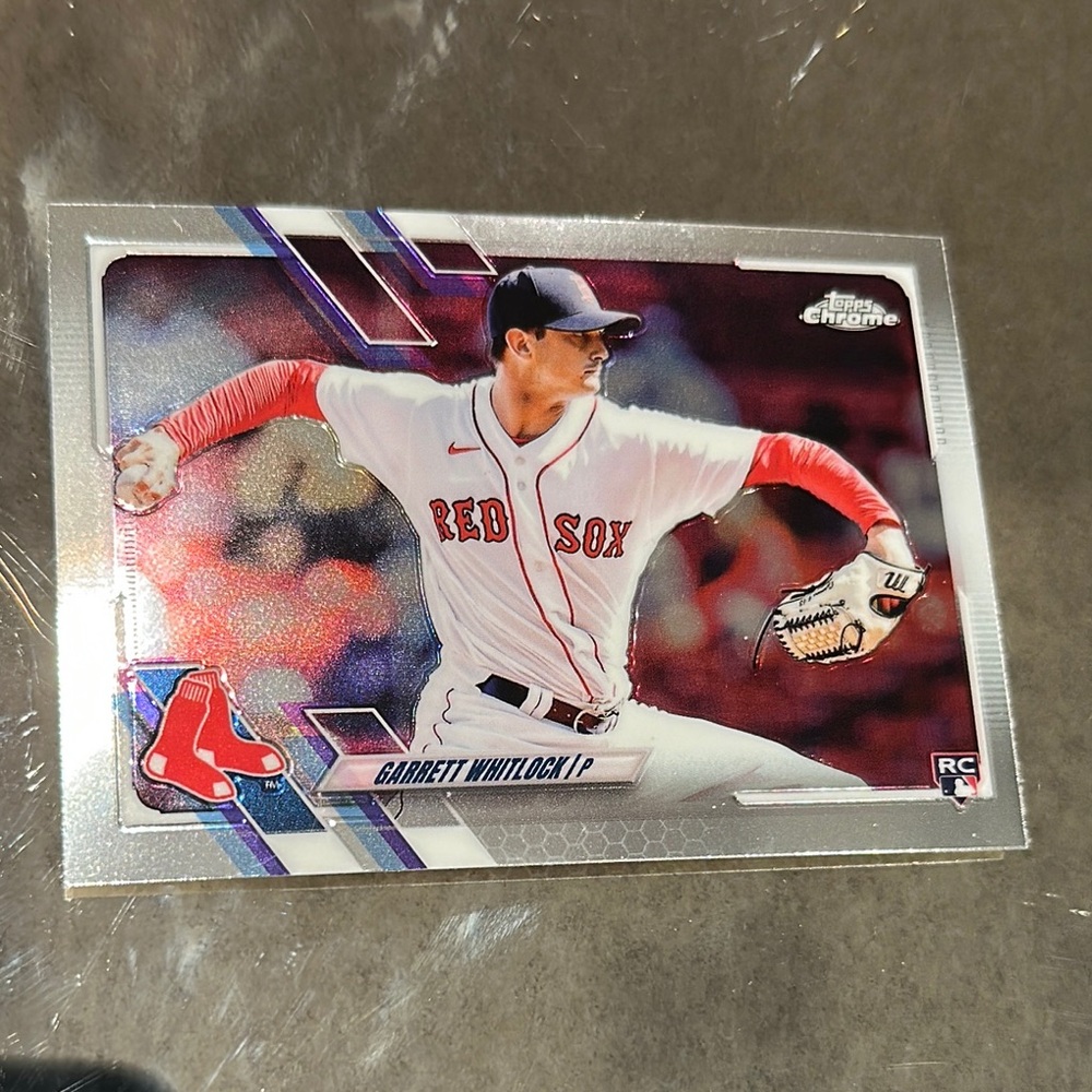 Topps Chrome Garrett Whitlock Rookie Card